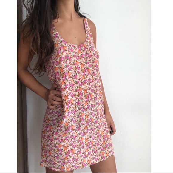 Vintage Dresses & Skirts - Vintage Josephine 100% silk floral dress S